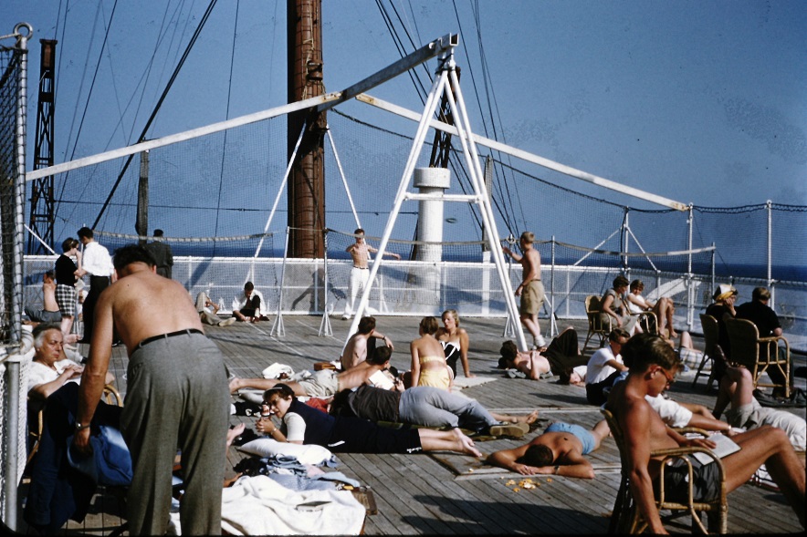 On board the Johan Van Oldenbarnevelt