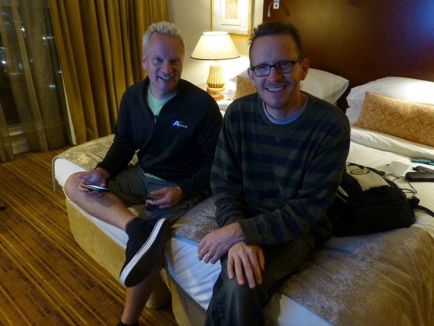 At the hotel. Photo by FG.