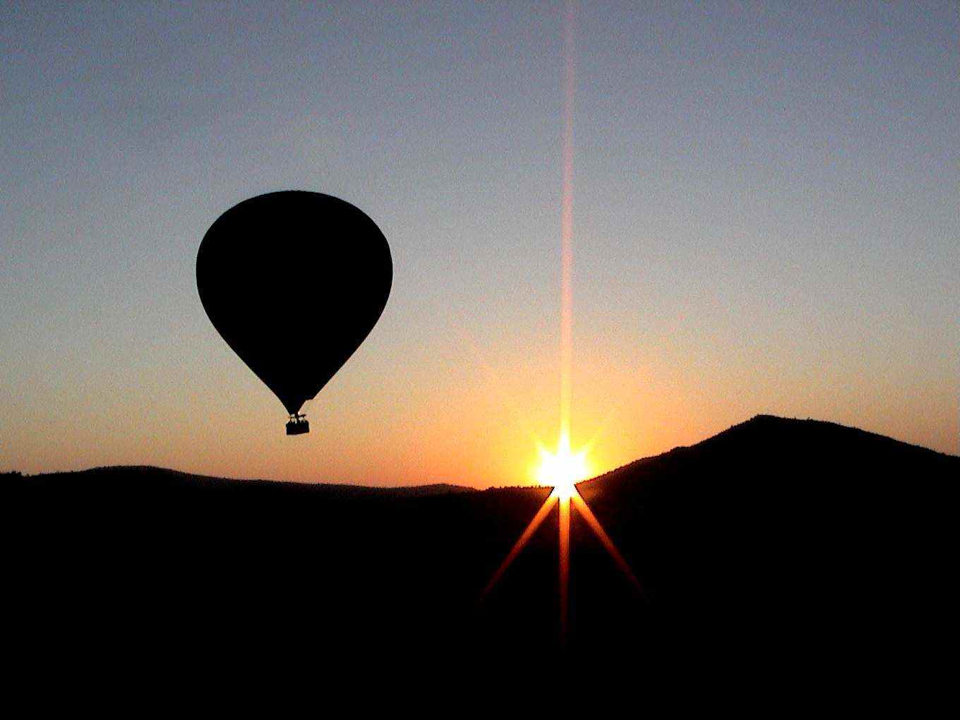 A balloon ride in Pilanesberg National Park
