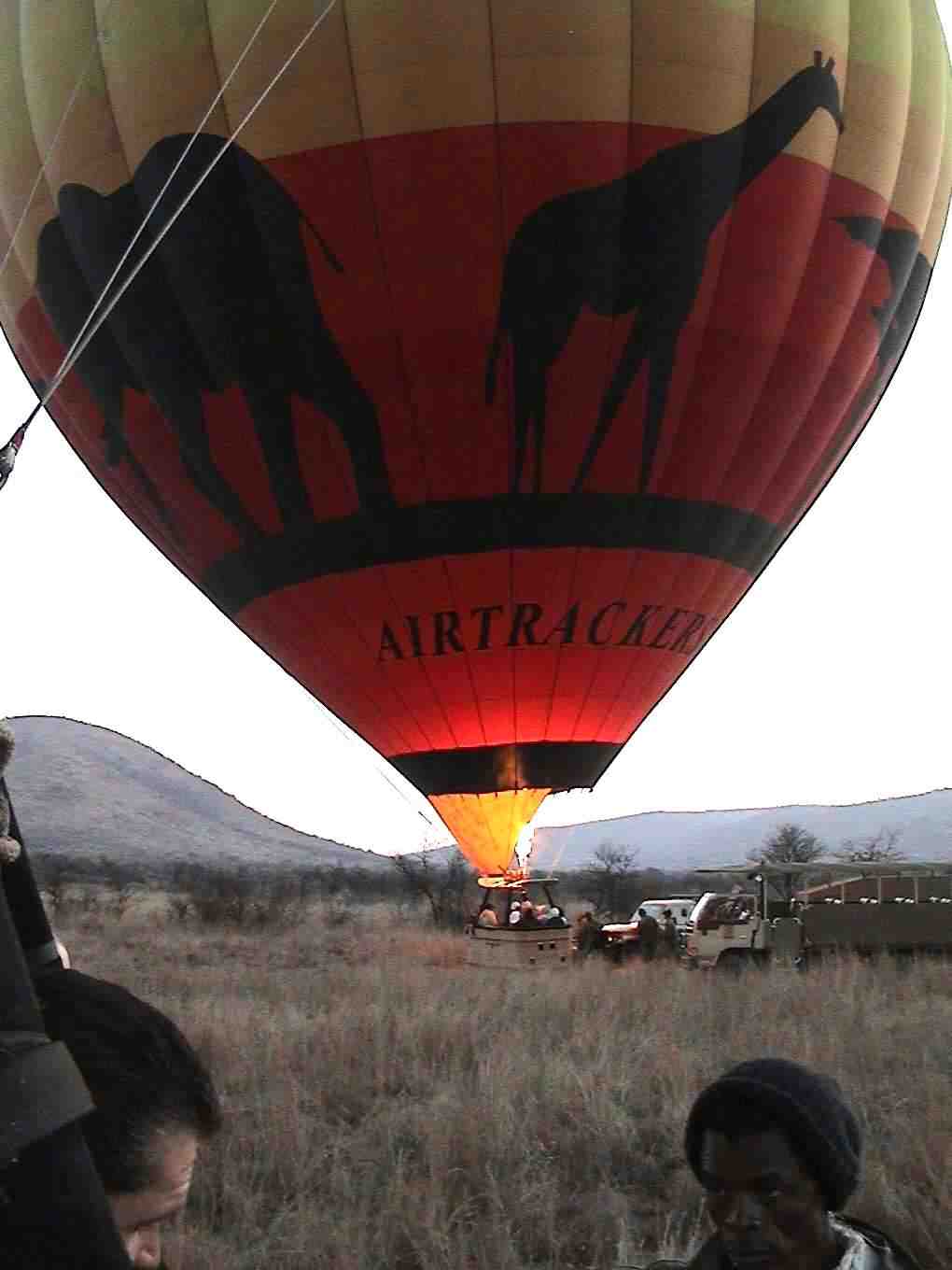 A balloon ride in Pilanesberg National Park