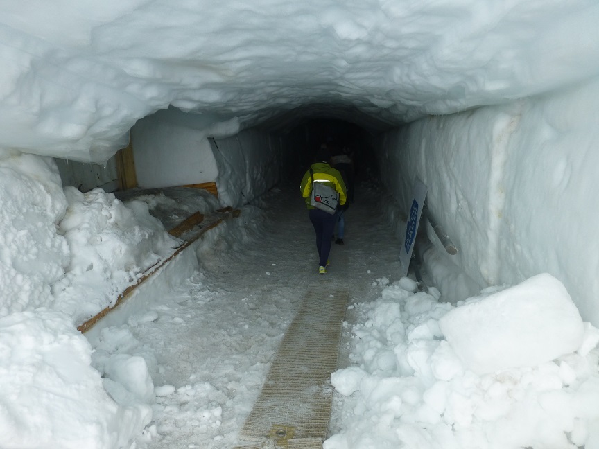 Glacier cave.