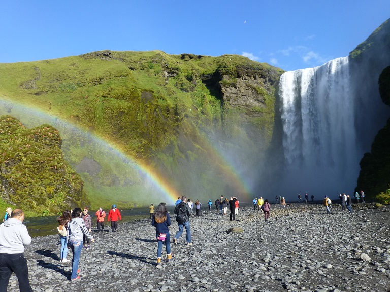 Skogafoss Waterfall.