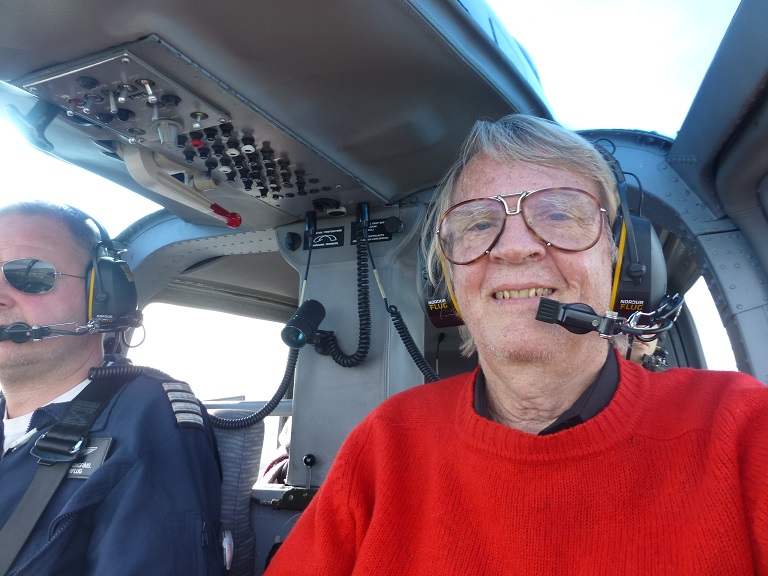 Helicopter ride.