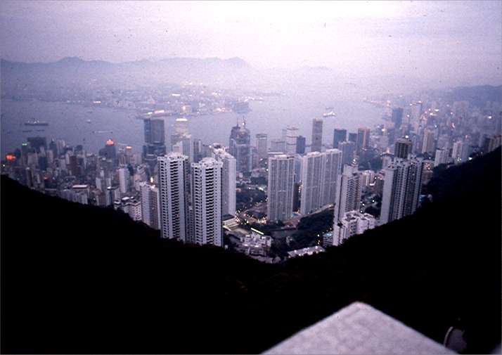 The view from Victoria Peak.  Photo by Dad.