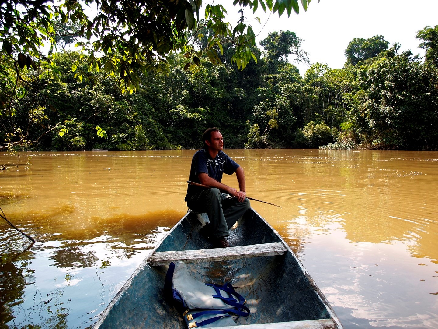 Boat on the Amazon