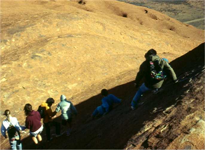 Some sections are pretty steep. Photo by FG.
