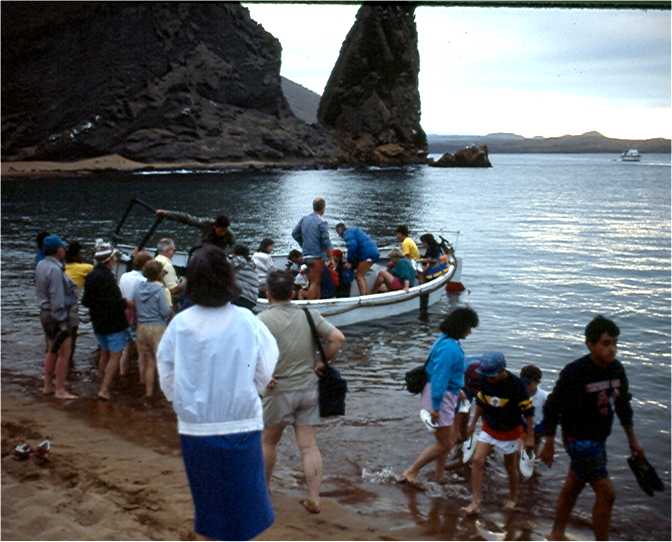 This was an easy landing. Sometimes the landings weren't so easy. Photo by FG.