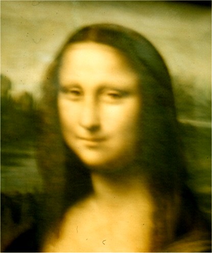 Mona Lisa at the Louvre.  Photo by FG.
