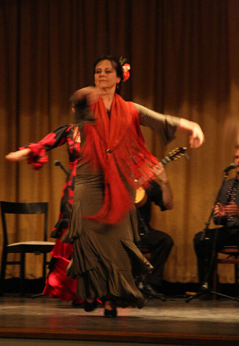 We saw several flamenco dancers, in several clubs! Photo from the Internet.