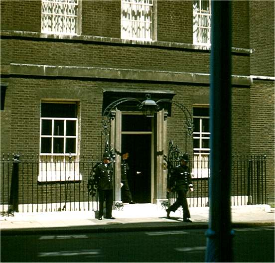 Number 10 Downing Street.  Photo by FG.