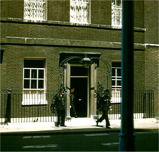 Number 10 Downing Street. Photo by FG.